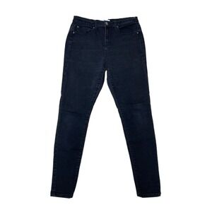 Mudd Skinny Fit Jeans Legging Womens Size 9 Approx 28x28 Black FLX Stretch Denim